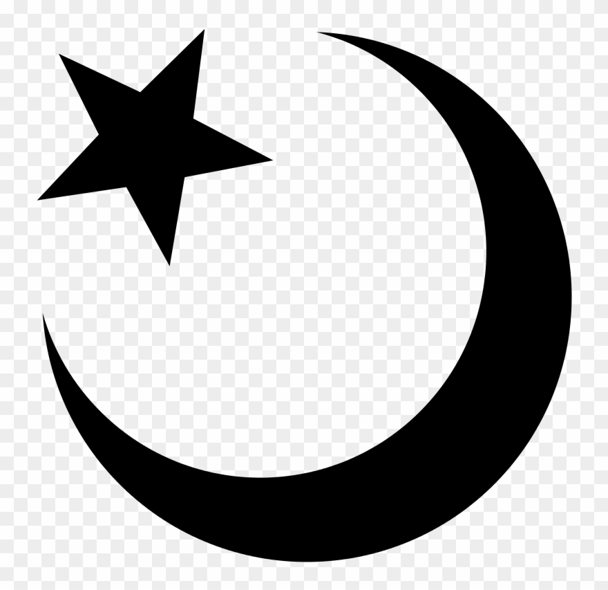 File Star And Rotated - Star And Crescent Transparent Clipart