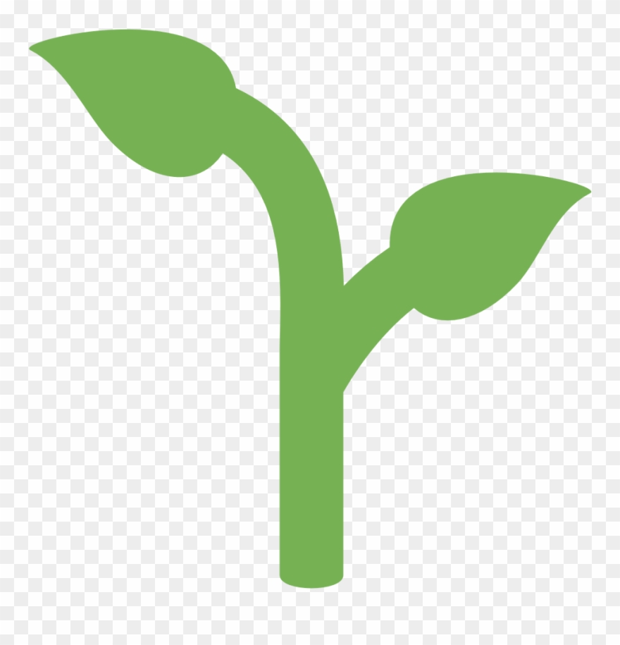 A Young Plant - Plantinha Emoji Clipart