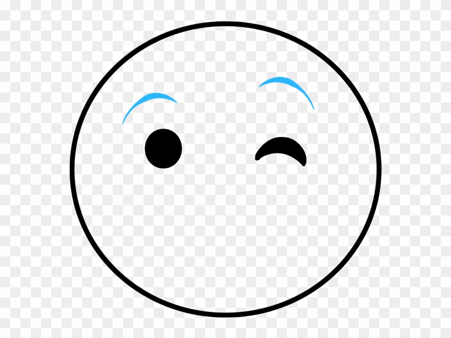 How To Draw Tongue Out Emoji - Circle Clipart