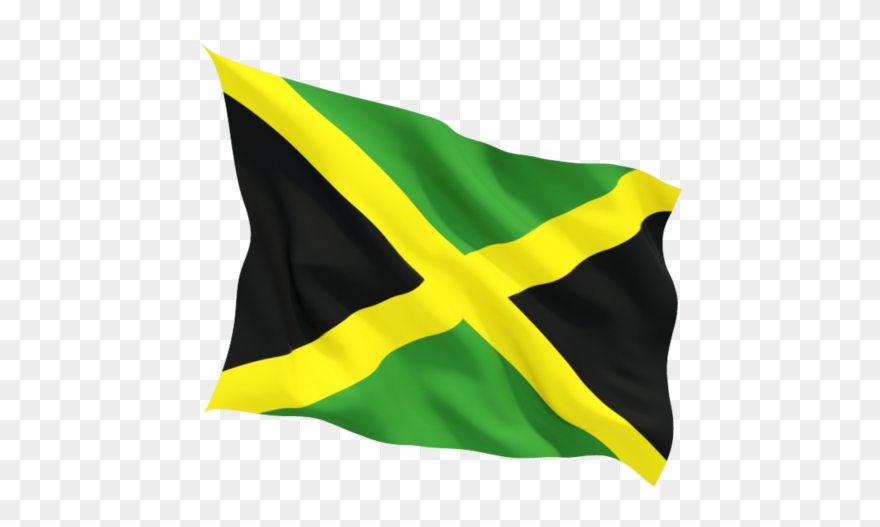 Jamaica - Jamaican Flag Waving Png Clipart