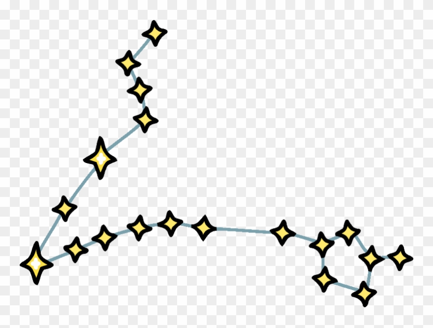 Constellation Transparent Pisces Star - Pisces Constellation Transparent Clipart