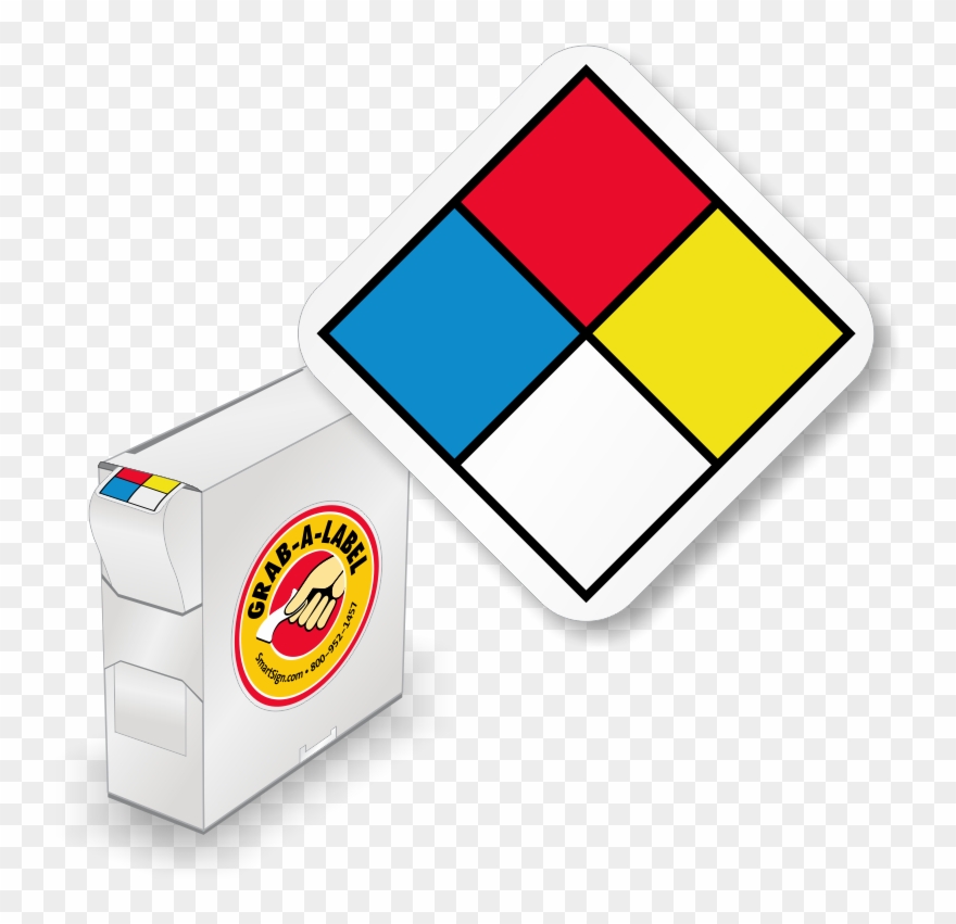 Nfpa Labels, Stickers, Tags, Placards And Signs - Nfpa 704 Clipart