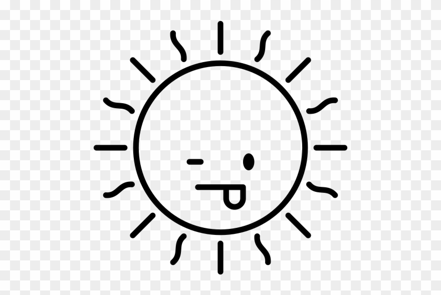 Wink Rubber Stamp - Vector Graphics Clipart