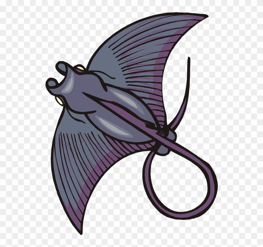 Stingray Clipart - Baby Stingray - Png Download