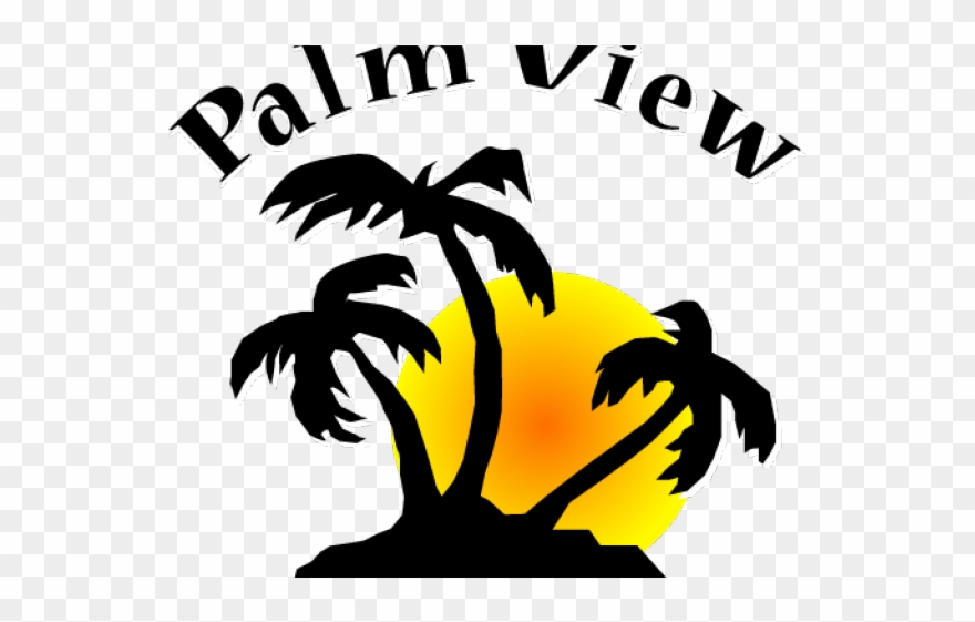 Palm View Villa Clipart