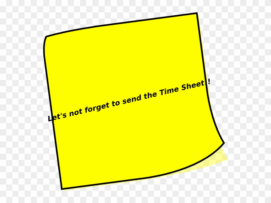 Timesheet Cartoon Clipart