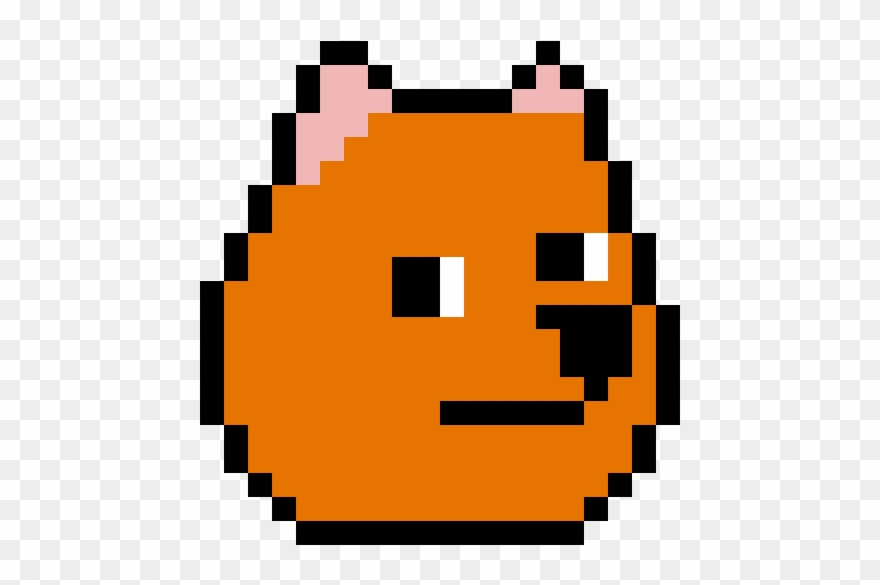 Or Trump Doge - Perler Beads Pattern Chicken Clipart