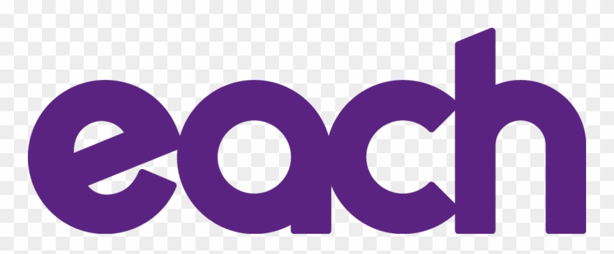 Each Logo Purple With Transparent Background Png - Each Clipart
