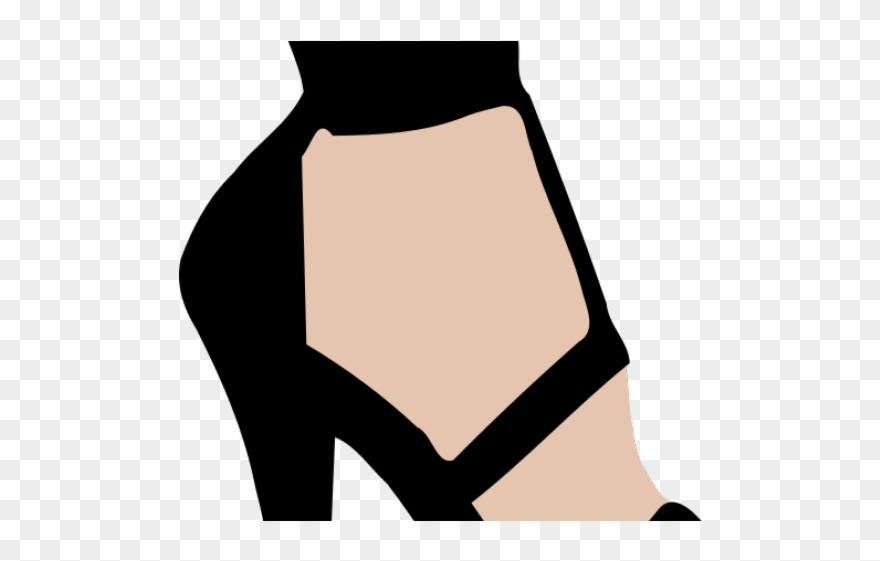Heels Clipart Little Girl Heel - Black Woman Image Clipart - Png Download