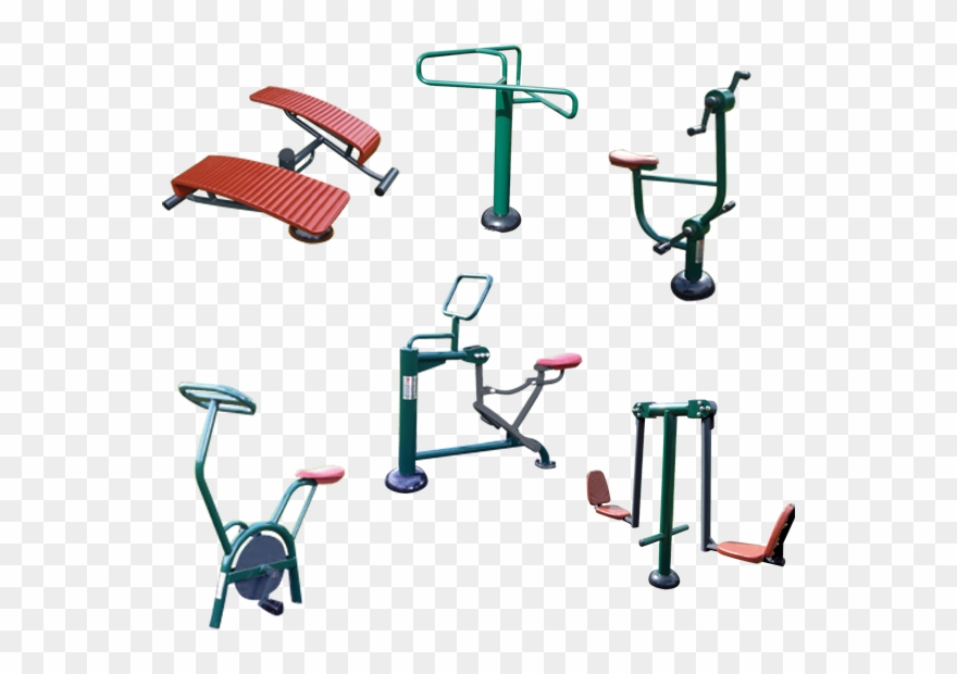 Secondary School Outdoor Exercise Equipment - Outdoor Fitness Clipart