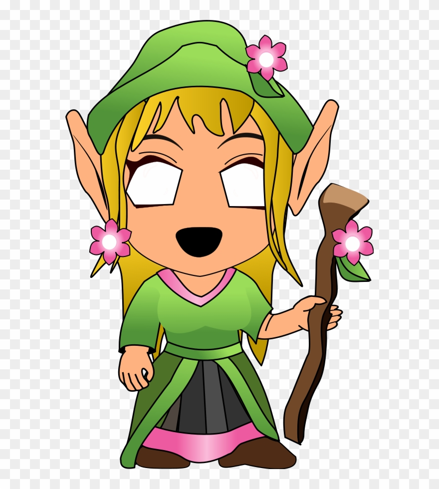 Free Taniael Chibi - Elven Clipart - Png Download