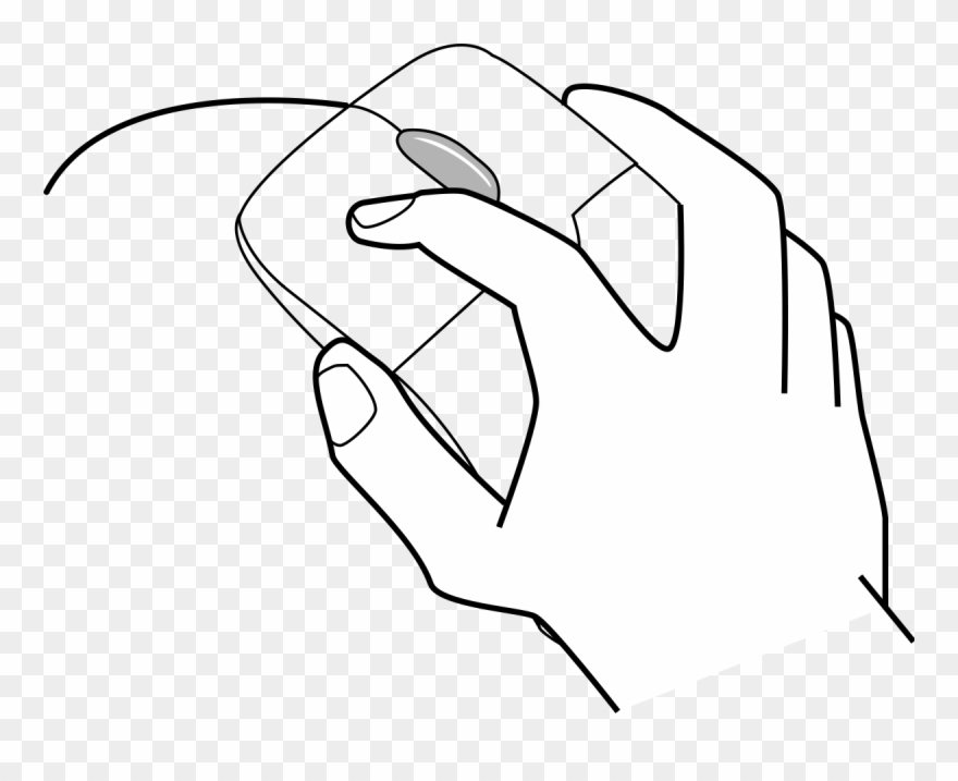 Clic Gauche Souris Clipart