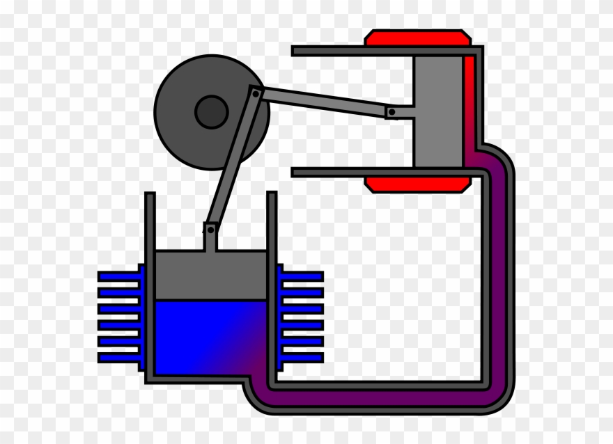 Alpha Stirling Frame - Alpha Stirling Engine Clipart