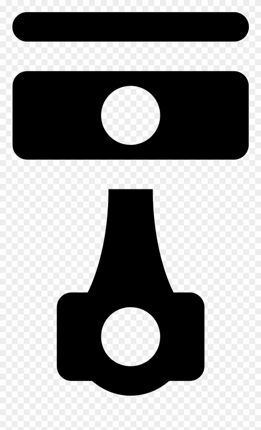 This Logo Represents A Piston And Is Made Up Of A Rectangle - Circle Clipart