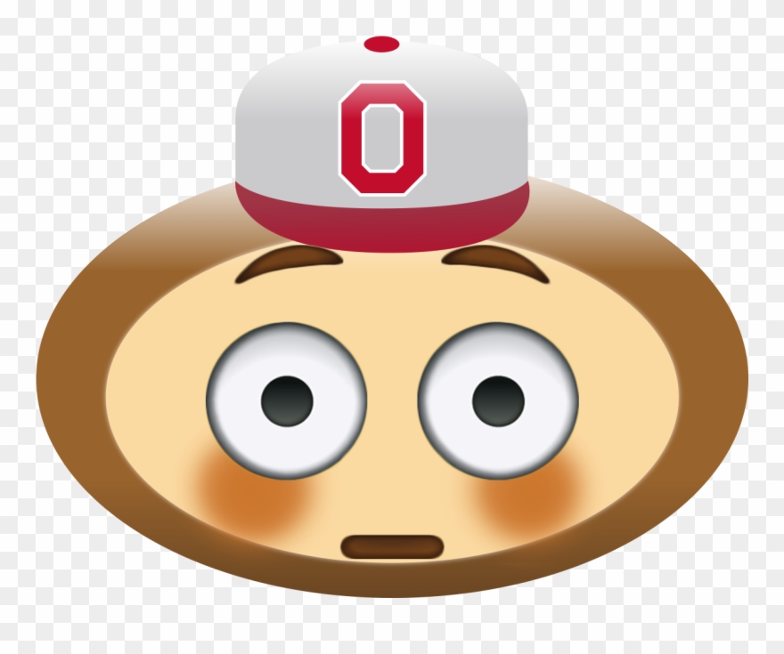Brutus Emoji Ohio State Football, Ohio State Buckeyes, - Brutus Buckeye Emoji Clipart