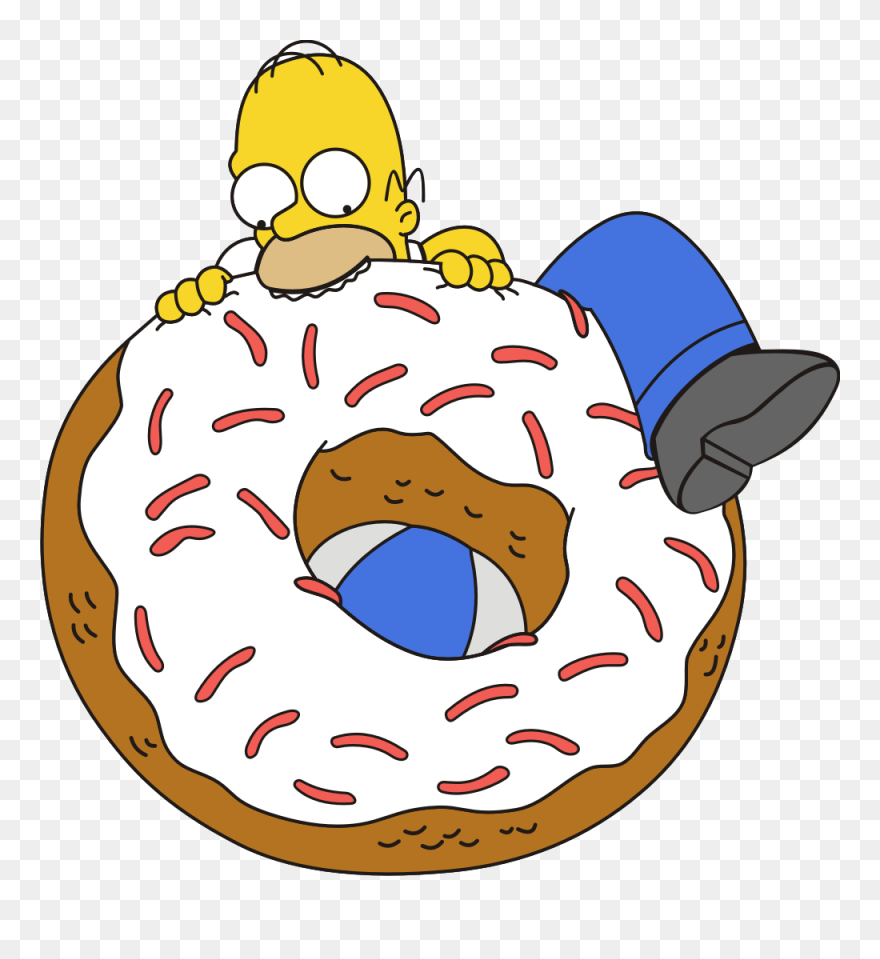 Image Library Download Doughnut - Donuts From The Simpsons Clipart