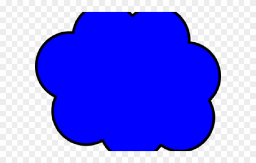 Clouds Clipart Dark Blue - Png Download