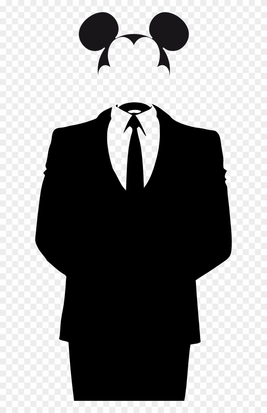 Anonymous Mickey Mouse Person - Mickey Anonymous Clipart