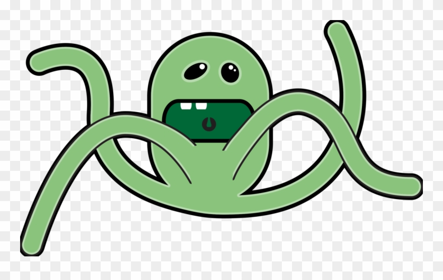 Onlinelabels Clip Art - Scary Monster Clip Art - Png Download