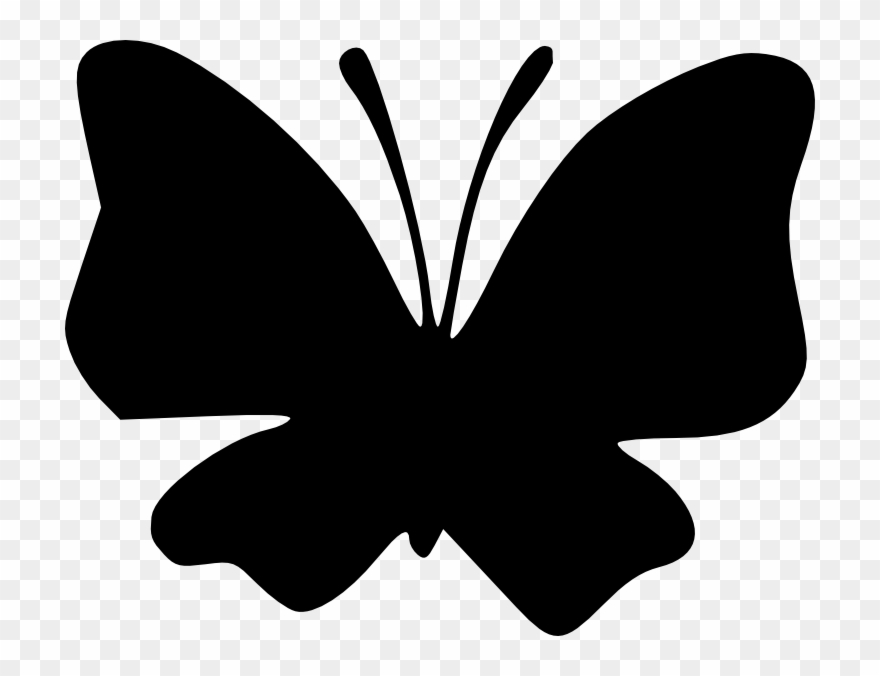Jpg Free Library Png Transparent Onlygfx - Butterfly Silhouette Images Png Clipart