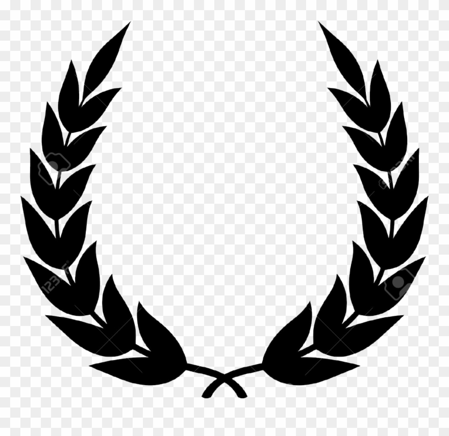 La Corona De Laurel De Oliva Corona De Clip Art - Hojas De Laurel Dibujo - Png Download