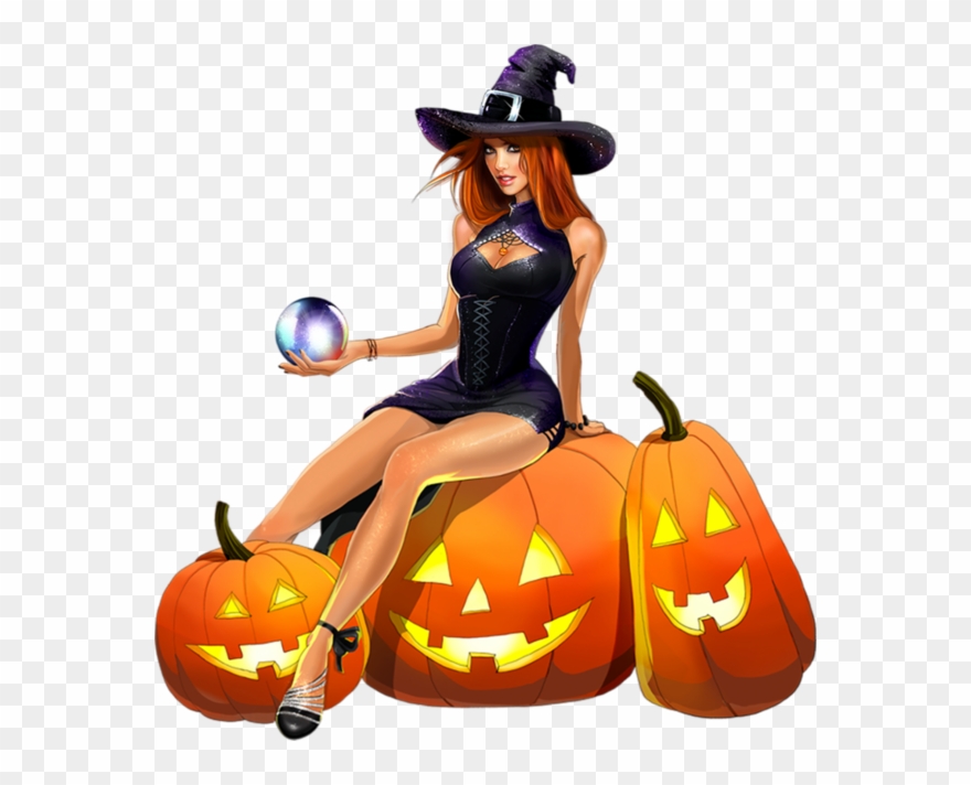 3d Artist, Vampires, Witches, Tube, Pumpkin, Clip Art, - Witch Tubes 3d - Png Download