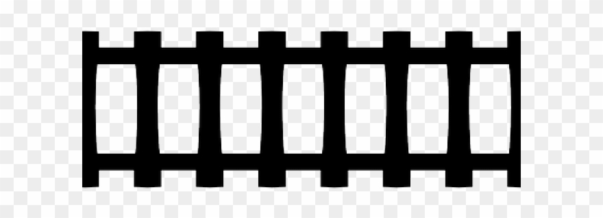 Railroad Track Clipart - Transparent Background Train Tracks Clipart - Png Download