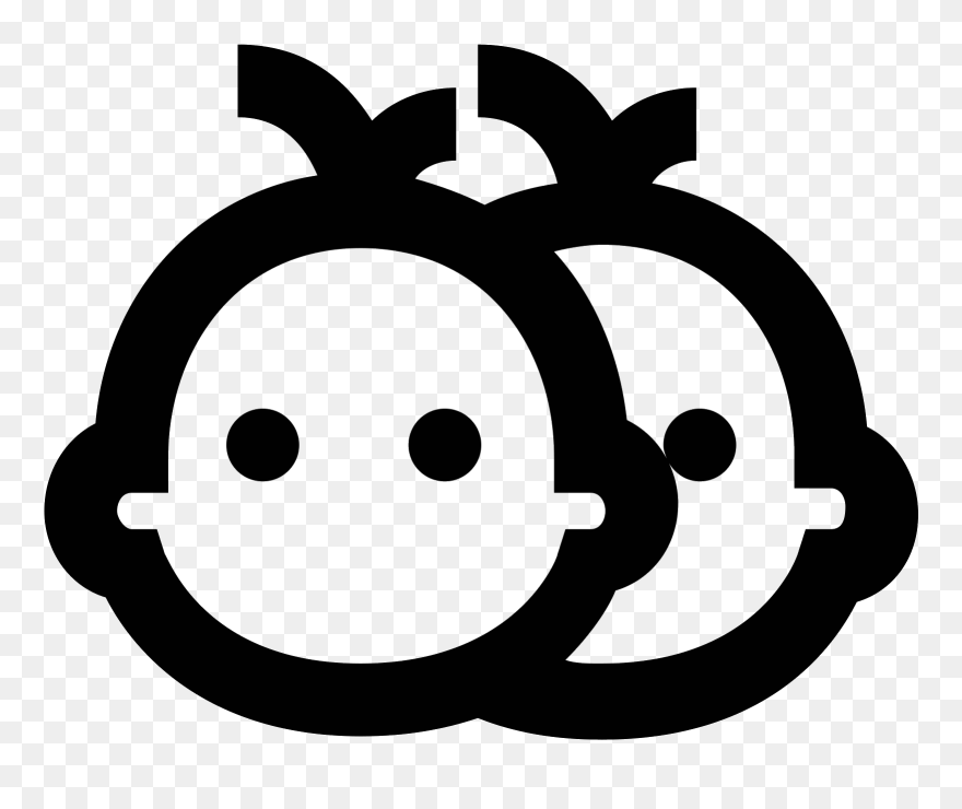 Baby Face Icon - Children Icon Clipart
