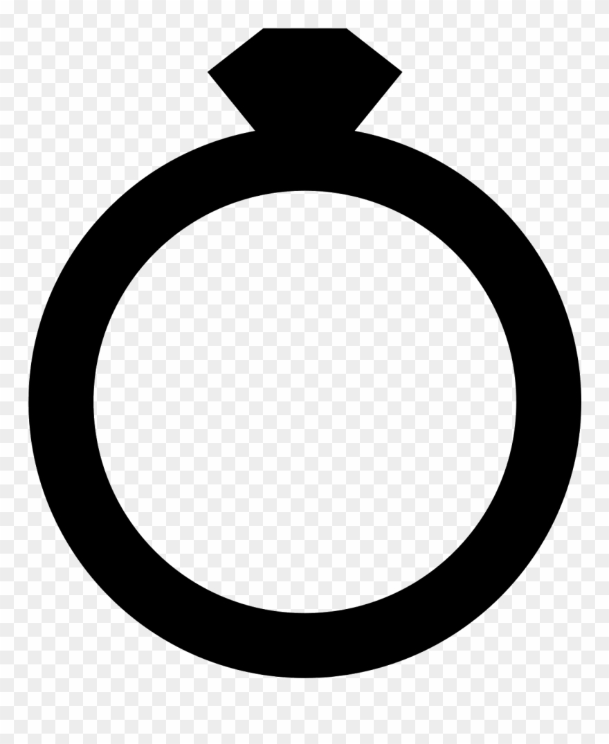 Diamond Ring Icon - Timer Icon Clipart