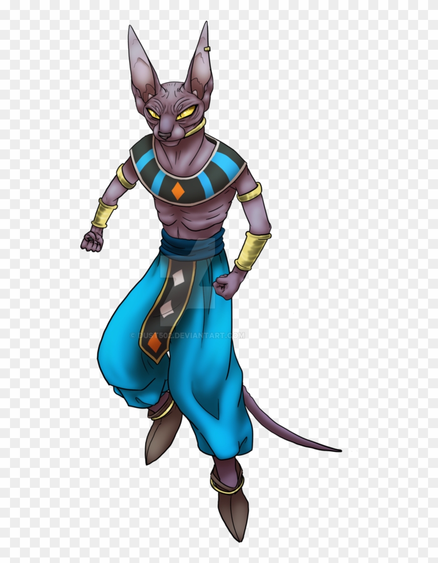 Graphic Free Beerus Drawing Killer Queen - Beerus Full Body Clipart