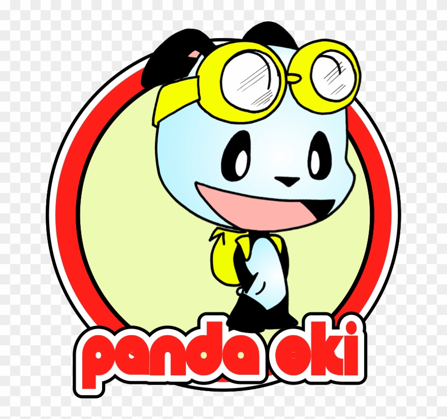 This Is Panda Oki Pandaoki - Cartoon Clipart