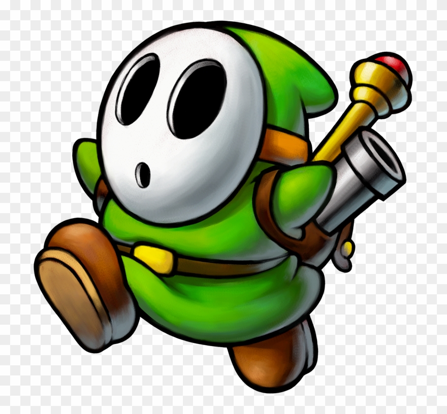 Unknown Shy Guy - Mario And Luigi Bowser's Inside Story Shy Guy Clipart