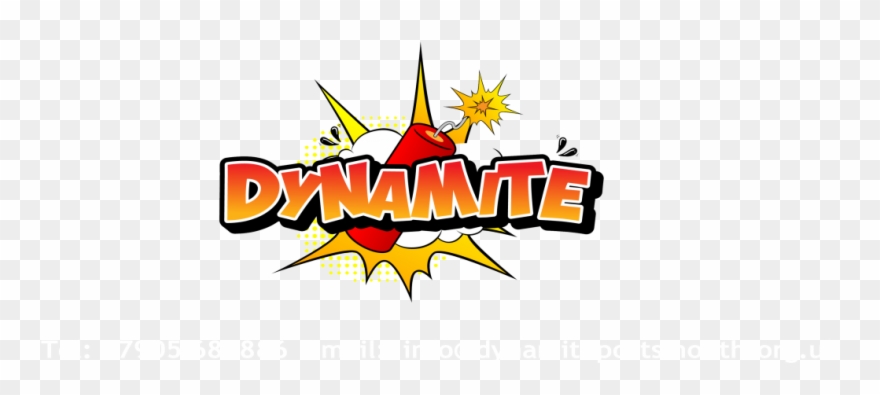 Dynamitebannercontact - Dynamite Clipart