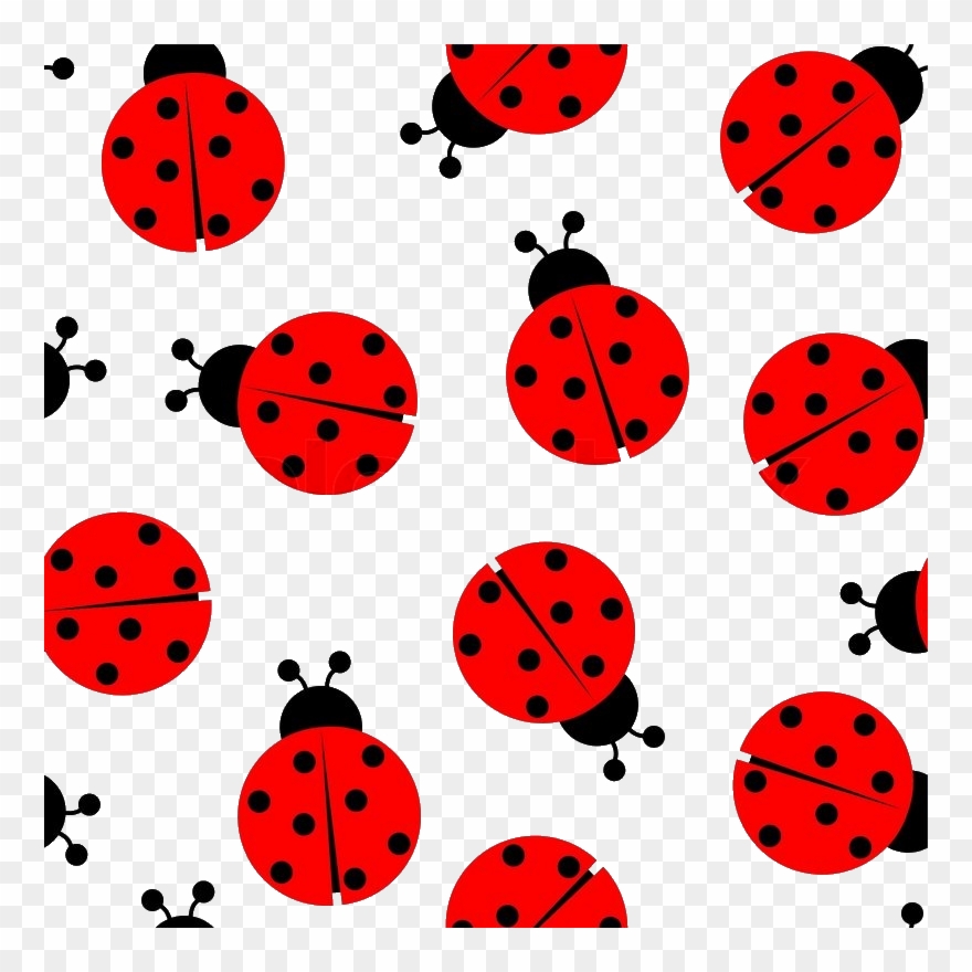 Free Download Ladybug Pattern Clipart Clip Art - Ladybug Pattern - Png Download