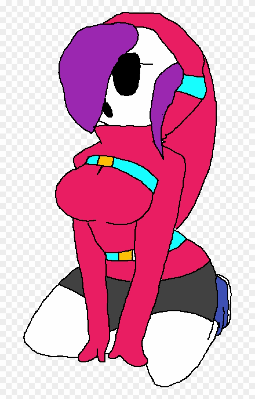 Random Image From User - Pink Frog Cartoon Clipart