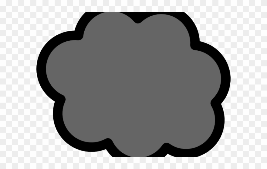 Gray Clipart Smoke Puff - Clip Art - Png Download