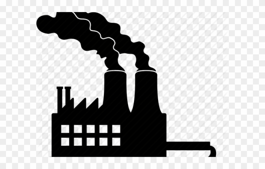 Pollution Clipart Smoke Stacks - El Hombre Destruye El Medio Ambiente - Png Download