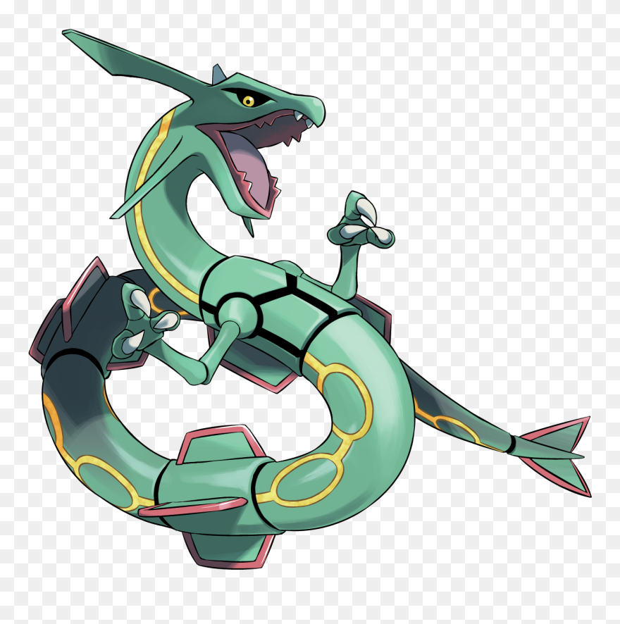Cobra Clipart Ferocious - Pokemon Rayquaza - Png Download