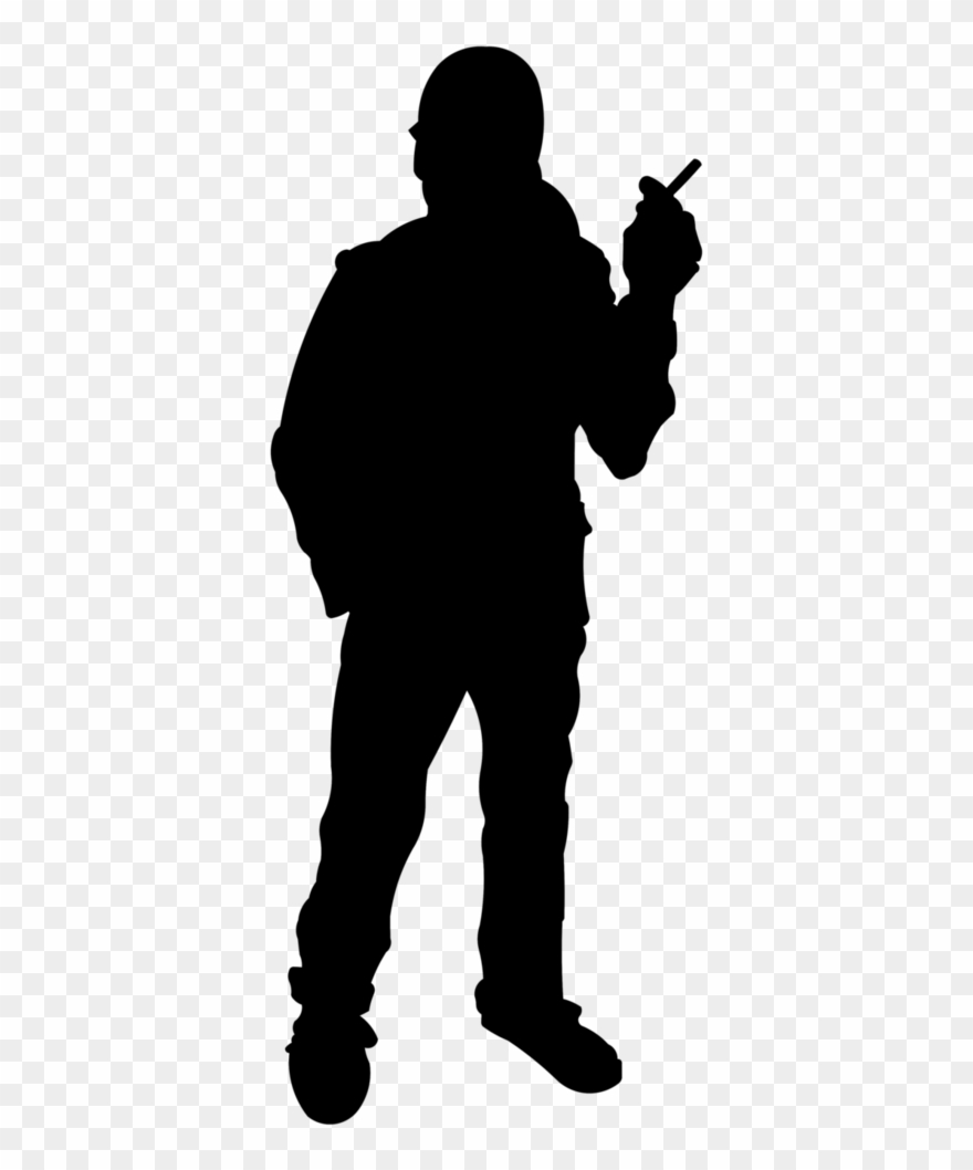 Smoke Silhouette Png - Man Smoking Silhouette Png Clipart
