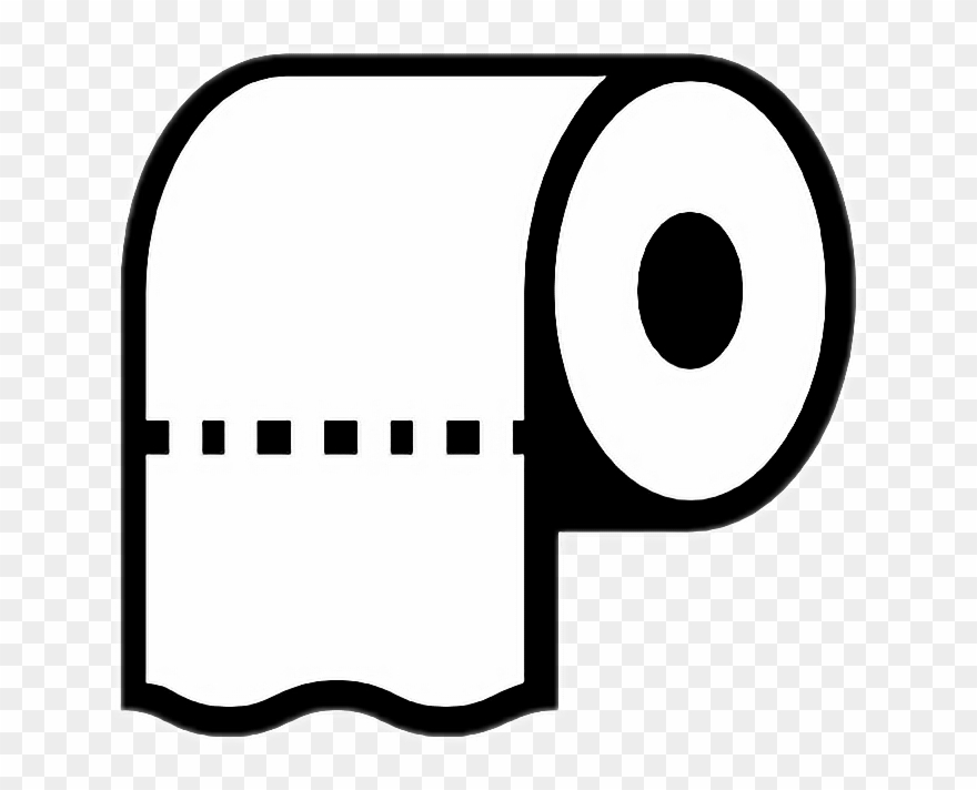 Toilet Paper Toilet Paper Toiletpaper Freetoedit - Circle Clipart