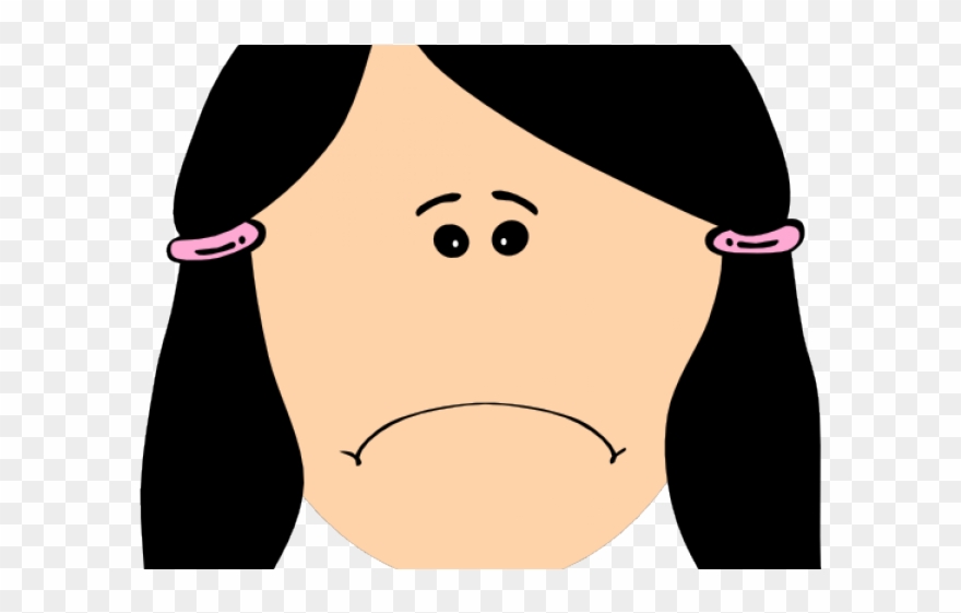 Depression Clipart Depressed Face - Clip Art - Png Download