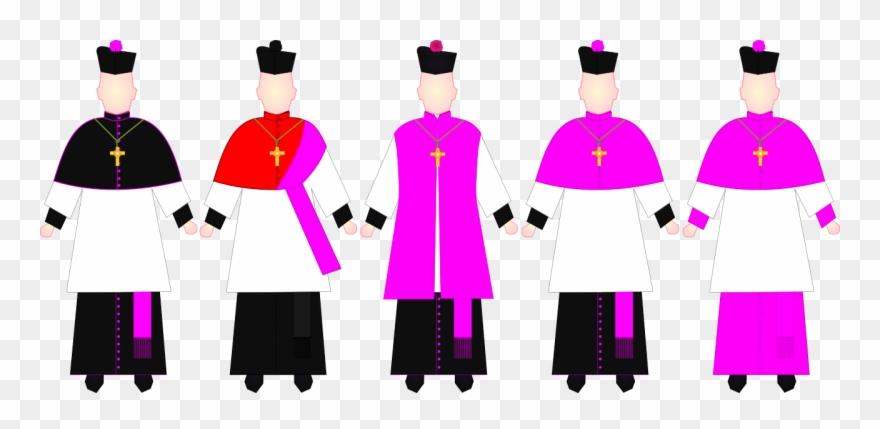 Choir Dress Wikiwand Priest Or Deacon Seminarian - Przywilej Rokiety I Mantoletu Clipart