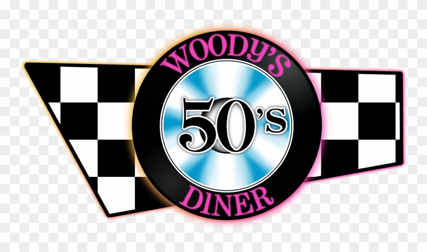 Woody's 50's Diner - Graphic Design Clipart