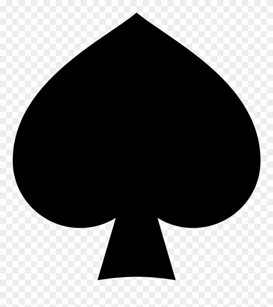 Spades Filled Icon - Spade Png Clipart