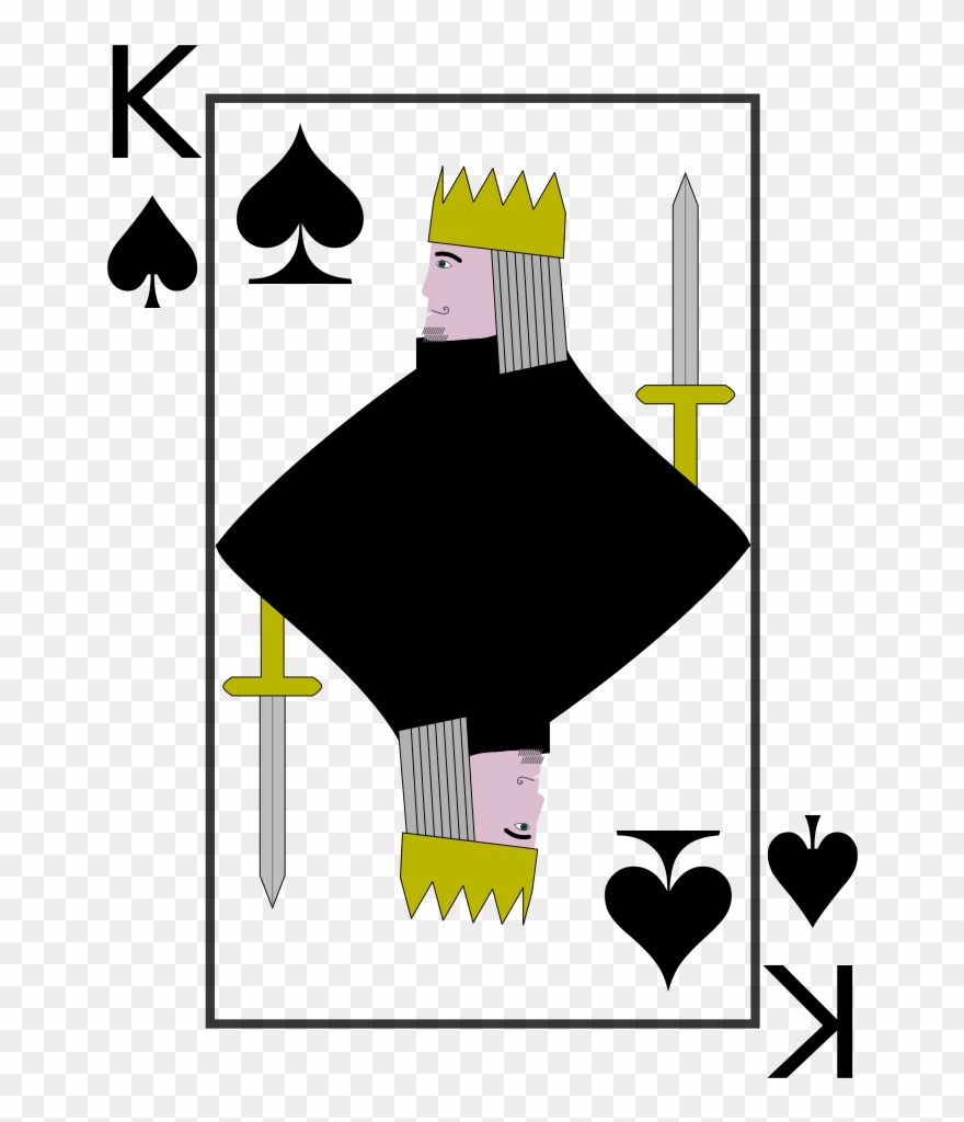 Cards K Spade - 9 Spade Card Png Clipart