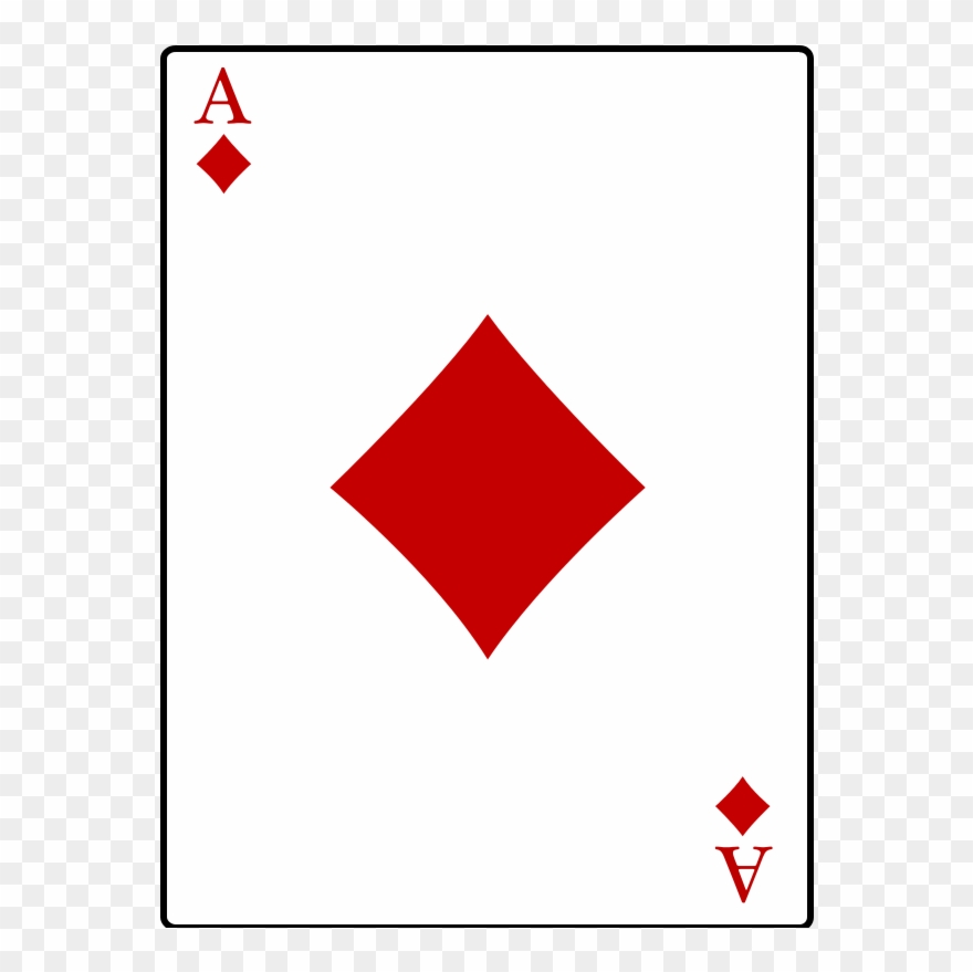 Free Ace Of Diamonds - Casino Clipart