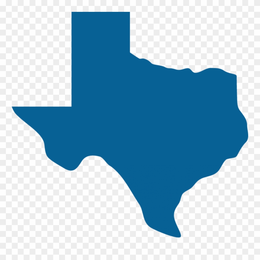 Texas - Texas Map No Background Clipart