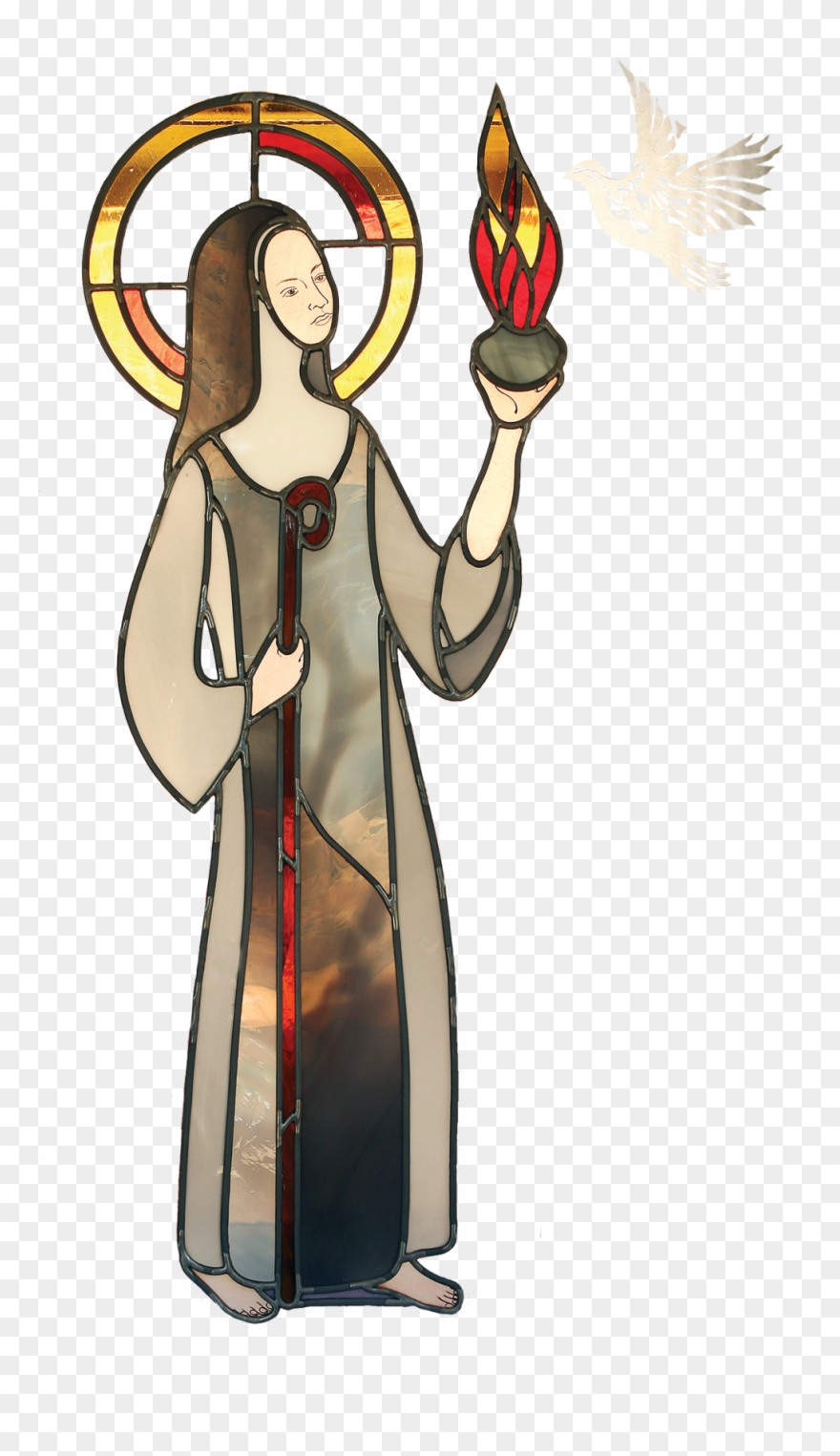 Scolastica With Dove - Scholasticism Clipart