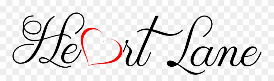 Clipart Hearts Calligraphy - Heart - Png Download
