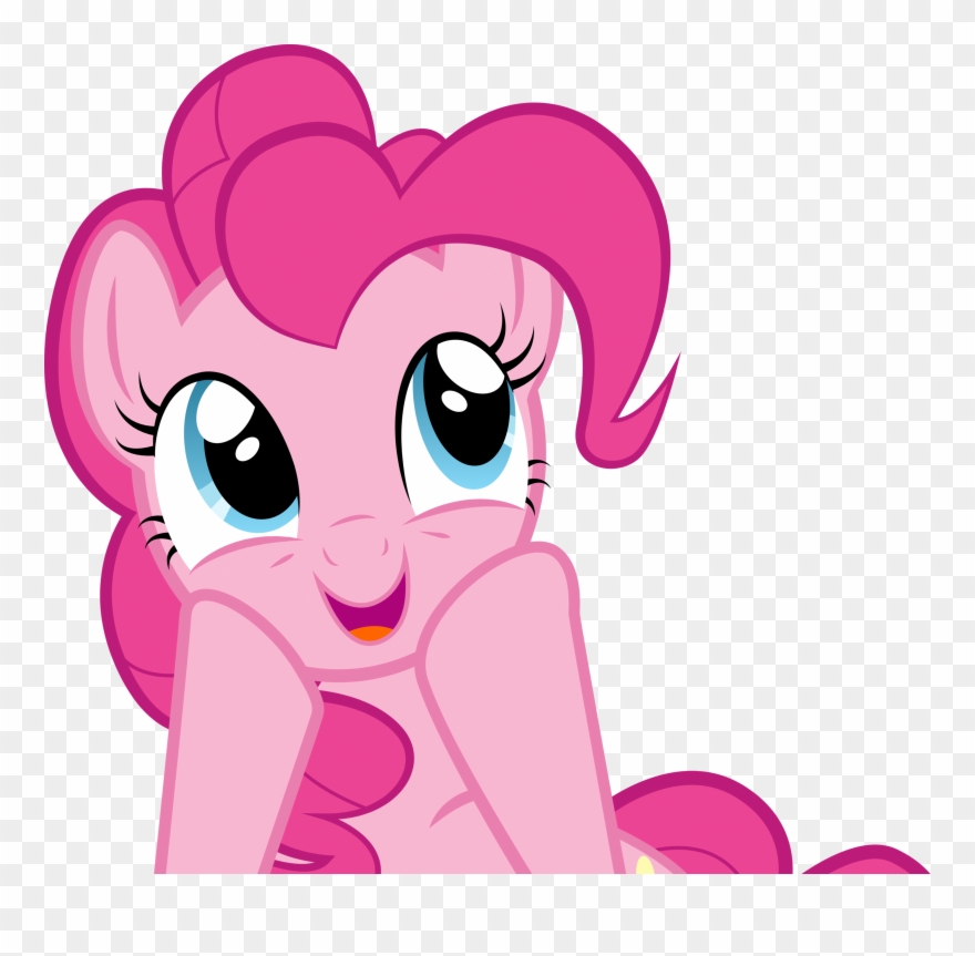 Pinkie Pie Laughing Png - Pinkie Pie Cute Face Clipart